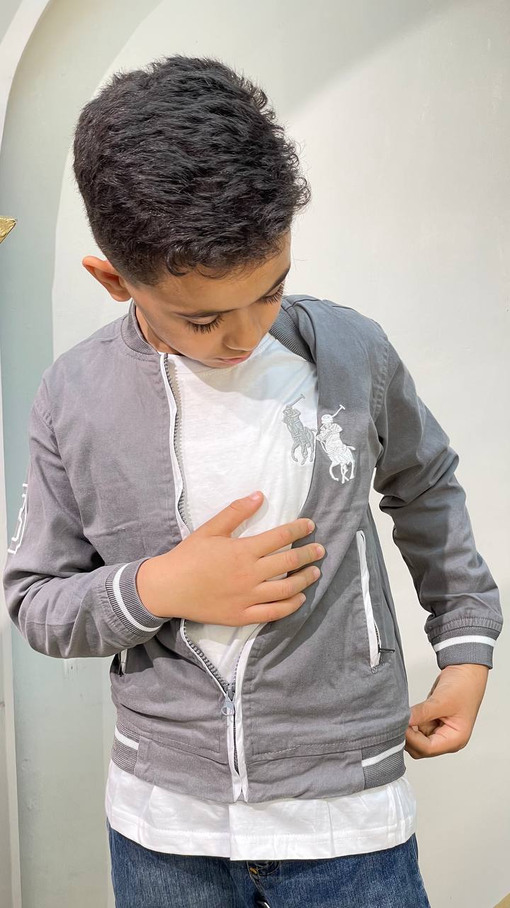 Veste et T-shirt U.S POLO Gris