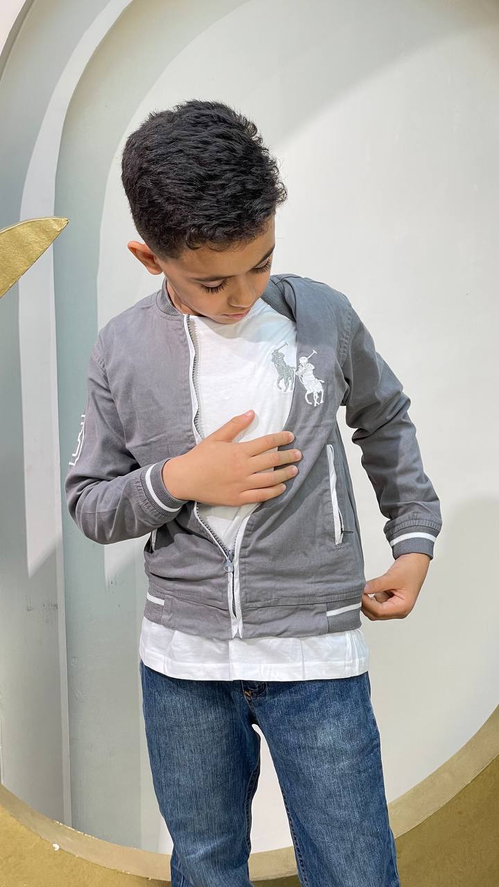 Veste et T-shirt U.S POLO Gris – Image 3