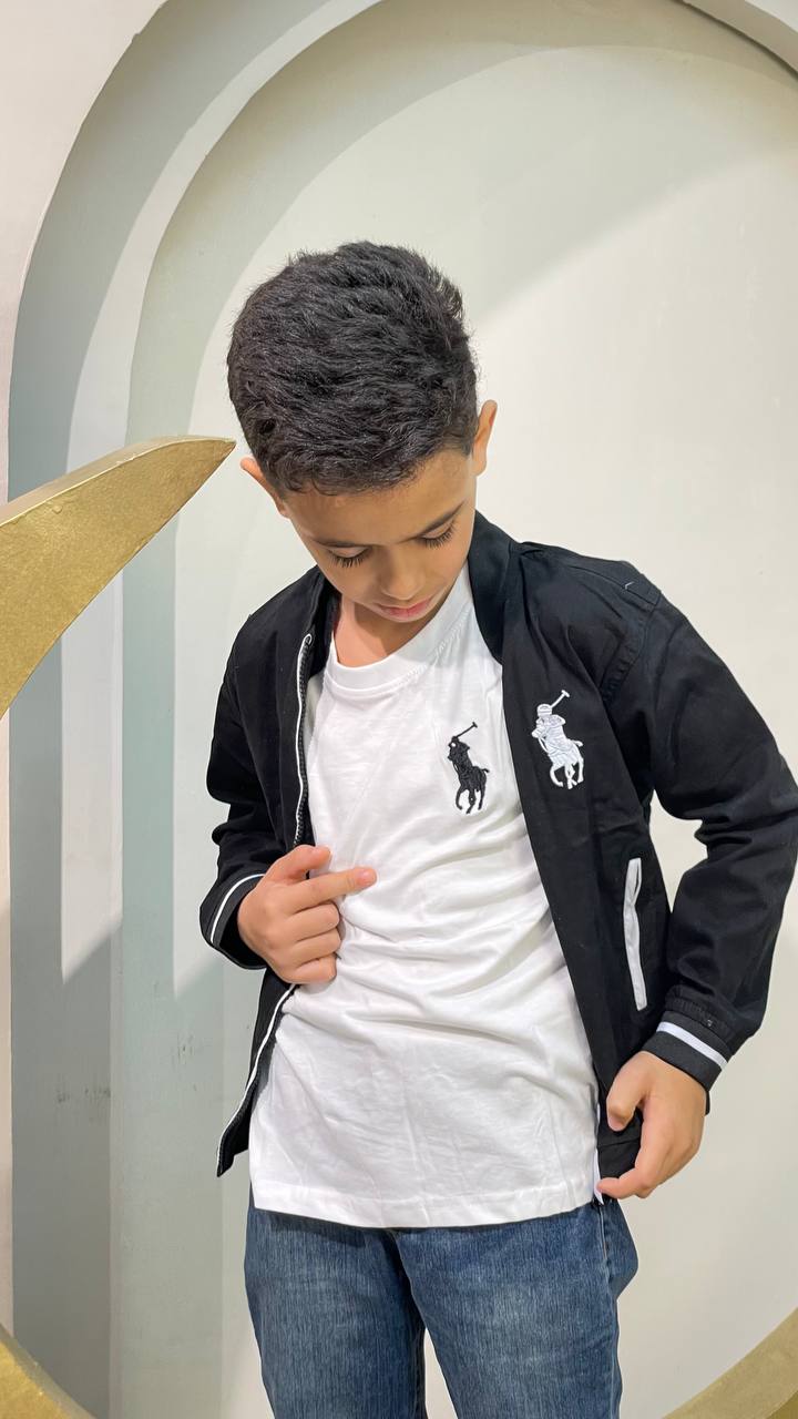 Veste et T-shirt U.S POLO Noire – Image 3