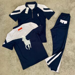 Ensemble POLO Bleu